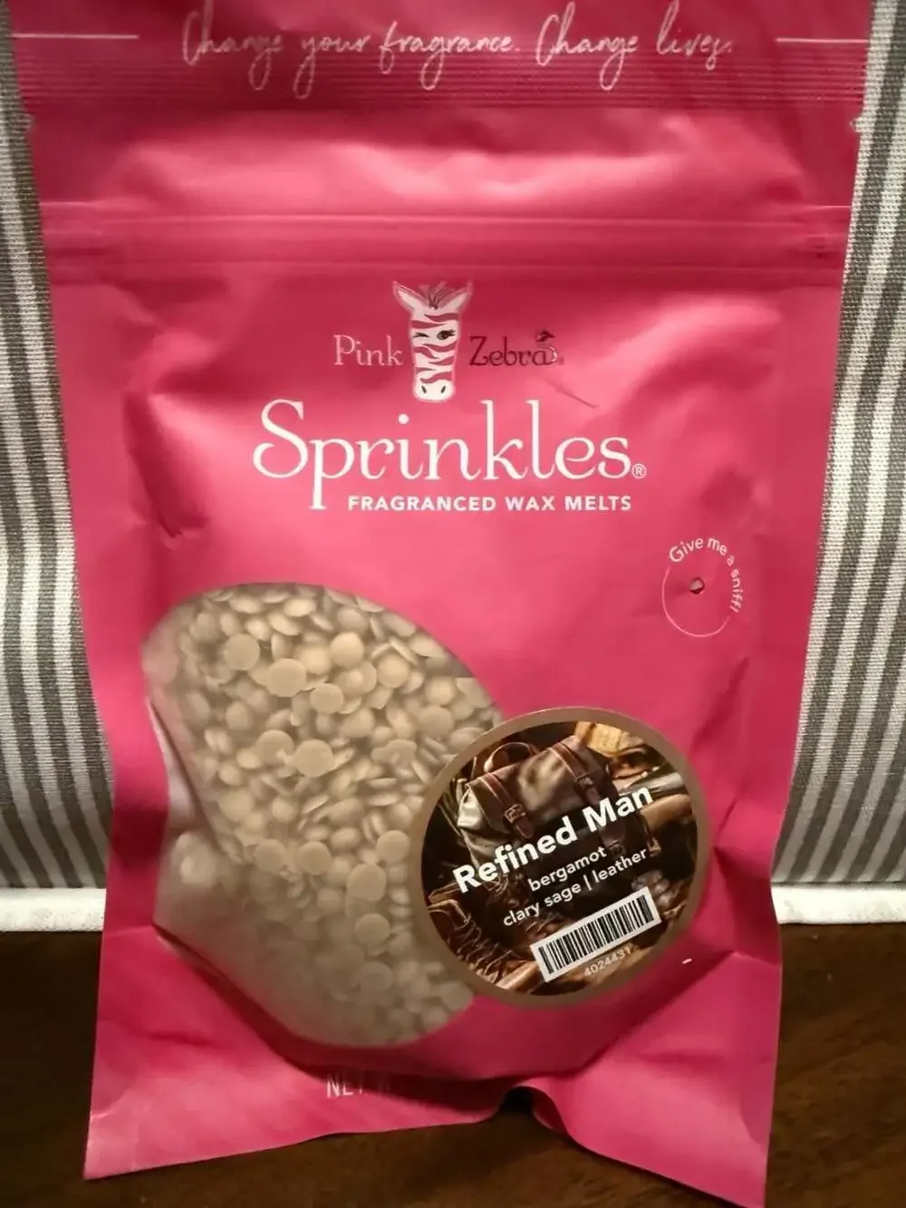 Pink Zebra Refined Man Sprinkles Fragranced Wax Melts